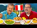 Mexican Dads TRY Peruvian Food