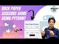 Rock Paper Scissor Game In Python Game logic with Python in Hindi