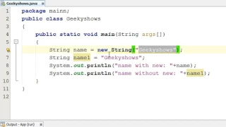 238 Example of Declaration and Initialization of String in Java Programming Hindi