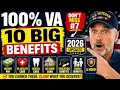 100 Disabled Veterans 10 BIG VA Benefits You Can Get in 2026 Don t Miss