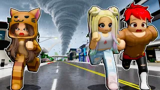 SOBREVIVIMOS al FIN DEL MUNDO con el TEAM en Brookhaven Roblox