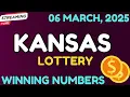Kansas Midday Lottery Results For - 06 Mar 2025