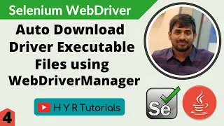 Auto download Driver Executables using WebDriverManager Web Automation Selenium