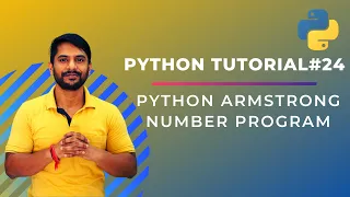Python Armstrong Number Program For 3 Digit Number - In Hindi