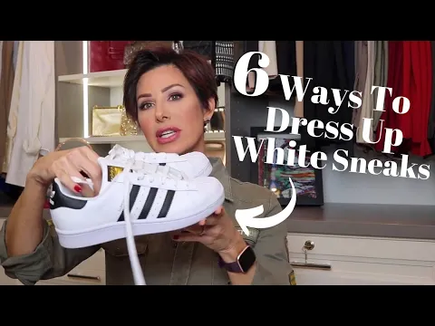Download MP3 6 Ways To Dress Up White Sneakers | Dominique Sachse