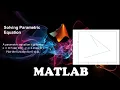 Plotting parametric equations in MATLAB MATLAB