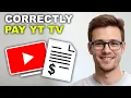 How To CORRECTLY Pay YouTube TV Bill Step-By-Step