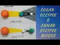 Solar eclipse and lunar eclipse Easy making of the eclipses School Craft