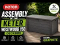 Keter Westwood 150 Assembly - Full Step-by-Step Build