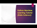 Machine Learning with python Lecture 17 - Decision Tree Classification Algorithm Part 2