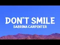 Download Lagu @sabrinacarpenter - Don't Smile (Lyrics)