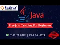 Free Core Java training for Beginners By Mr Venkatesh 6 PM Class 3