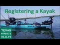 How to Register a Kayak with trolling motor