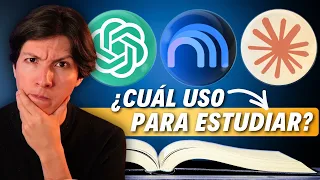 ChatGPT vs Claude vs NotebookLM para Estudiar ¿Cuál es Mejor?