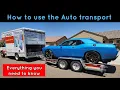 How to use UHAUL AUTO TRANSPORT Car Trailer for LOW PROFILE CARS