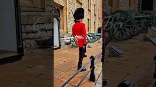 Never mess with the King's guards! #emilygamebox #london #kingsguards