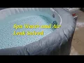 Saluspa Water and Air Leak Solved