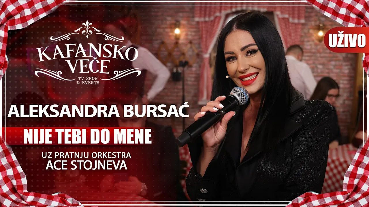 ALEKSANDRA BURSAC - NIJE TEBI DO MENE | UZIVO | (ORK. ACE STOJNEVA) | 2023 | KAFANSKO VECE