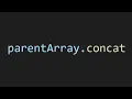 Array Concat In JS