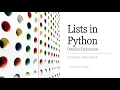 Lists in Python Complete Beginner Guide with Simple Examples