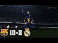 Barcelona vs Real Madrid 10-2 - All Goals and Highlights RESUMEN Y GOLES Last Matches
