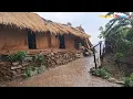 Lagu Nepali Mountain village life into the Rainy Season || Daily Activities of Rural village in Nepal