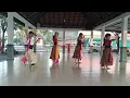 Tari Goyang-goyang persiapan ujian Tari Sanggar Sobokarti Semarang ( Zasky, Regi, Neney dan Kayla )