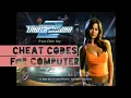 NEED FOR SPEED UNDERGROUND 2 - Cheat codes for PC
