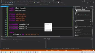 Masm32 Tutorial - 03 MessageBox