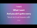 What I Want – Morgan Wallen ft. Tate McRae (Lyrics) | Emotional Country Vibes