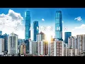 Changsha City In China 4K