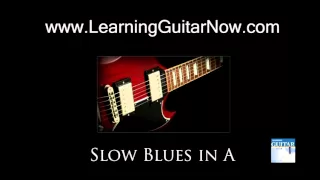 Download Slow Blues Backing Track in A MP3