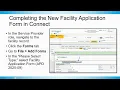 New Facility Licensing Application Process in APD iConnect
