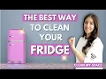 The BEST way to CLEAN YOUR FRIDGE