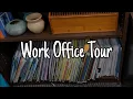 Work Office Tour How I Store Office Supplies