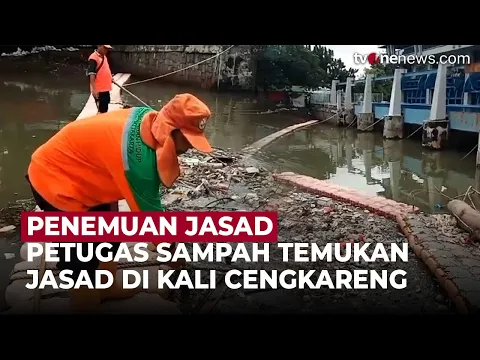 Geger Penemuan Jasad Pria di Kali Cengkareng, Tersangkut di Tumpukan Sampah