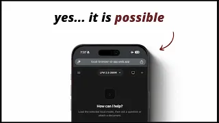 I Put an Entire AI Model Inside Chrome It Works Offline
