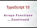 18 TypeScript Mastering unshift shift indexOf and lastIndexOf - Essential Array Methods