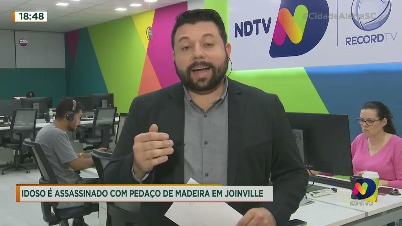 Idoso é assassinado com pedaço de madeira em Joinville