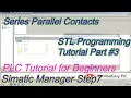 STL Language Programming Tutorial Step 7 PLCSim Part for Beginners Series Parallel Logic