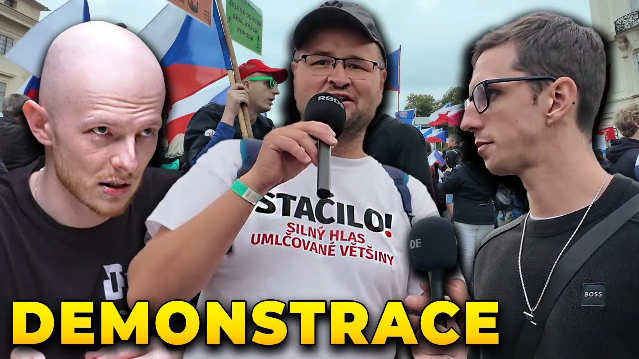 Debata na PŘEDVOLEBNÍ demonstraci SPD a STAČILO!