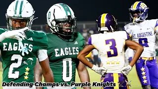 Purple Knights Power Past the Defending Champs St Augustine vs Shaw