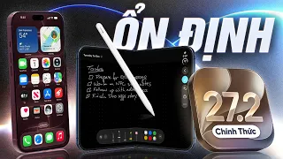 Đánh giá iOS 27.2 CHÍNH THỨC: iPhone Duo hỗ trợ Apple Pencil,Apple Music mới, Siri AI cải tiến!