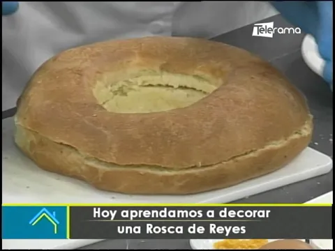 Hoy aprendamos a decorar una rosca de Reyes