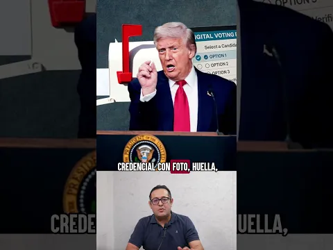 ¡TRUMP QUIERE AL INE!