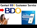 How To Contact BDO Customer Service 2025