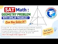 SAT Math Geometry Problem With Similar Triangles - Can You Solve It