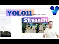 YOLO11 Streamlit Computer Vision Dashboard Complete Tutorial
