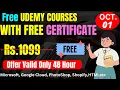 TOP FREE Udemy Courses with Certificate 7 Courses - Don t Miss Out 4 Day Deal