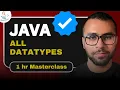 Primitive Data Types in Java in Hindi Byte Short Int Long Float Double Char Boolean